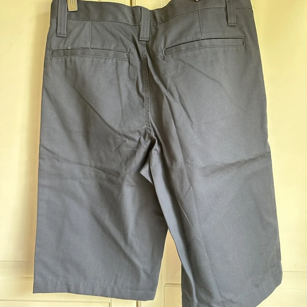 Old Navy Boys Blue Cotton School Uniform Bermuda‎ Shorts Size 16 New
